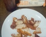 รูปขั้นตอนการทำที่ 2 ของ บะหมี่โอ๊ตแห้งหมูกรอบ(สูตรขี้เกียจ) - คีโต