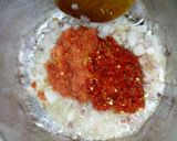 A picture of step 8 of Nigerian carrot fried rice with minced meat soup.