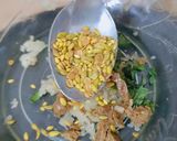 A picture of step 3 of Water apple masala pan beeds.