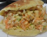 Foto del paso 5 de la receta: Pan de papa y queso relleno de ensalada de pollo🥙🥪🥯