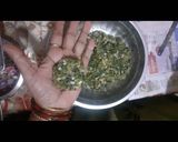 A picture of step 3 of Bathua cutlet.