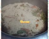 A picture of step 10 of Moti Pulao.