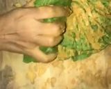 A picture of step 4 of Palak Vadi.
