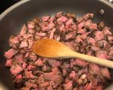 A picture of step 1 of Steak Enchiladas.