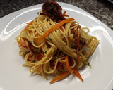 Foto del paso 7 de la receta: Pasta con verduras salteadas