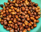 A picture of step 1 of Black chickpeas Salad (Kala chana salad).