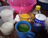 Foto del paso 1 de la receta: Pastel marmolado naranja/ chocolate