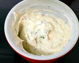 A picture of step 3 of My Soft Cheese With Fresh Chives & Fresh Parsley 😋.