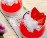 Foto langkah ke 8 dari resep Jelly santan strawberry.