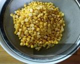 A picture of step 1 of Chanadal Namkeen.