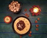 A picture of step 6 of Walnut Halwa with Rabdi.