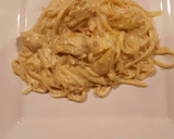 Foto del paso 7 de la receta: Fettuccini con pollo, en salsa de queso crema y parmesano
