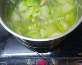 Hình bước làm 3 của món Canh bí đao nấu tôm biển