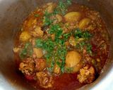 A picture of step 2 of Mix veg with white rice.