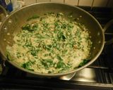A picture of step 5 of Spinach Keerai koottu.