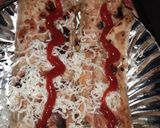 A picture of step 6 of Veggie paneer roll.