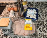 Foto del paso 1 de la receta Revuelto de huevos, patatas con pechugas