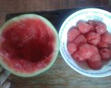 รูปขั้นตอนการทำที่ 1 ของ แตงโมซอร์เบท(Sorbet)