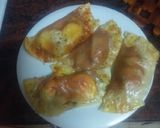 Foto del paso 5 de la receta: Empanadillas de ventresca, puré de pimiento asado y mejillones