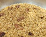 A picture of step 3 of Broken Wheat Fada Lapsi Gujarati Sweets.