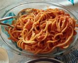 Foto del passaggio 3 della ricetta Pici con il sugo di baccalà