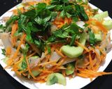 Hình bước làm 4 của món Nộm tai heo