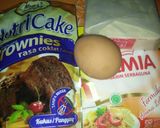 Foto langkah ke 1 dari resep Brownies instan (nutricake) mudah+murah.