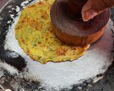 A picture of step 4 of Dill Leaves (Shepu) Millet Khakhra.