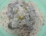 Foto del paso 7 de la receta: Spaghetti con salsa de repollitos de Bruselas