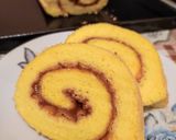 Pudingporos piskótatekercs recept fázis 3 fotója