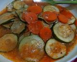 Foto langkah ke 3 dari resep Zucchini asam manis(sisa saus steak).