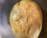 A picture of step 2 of Dal Dhokli.