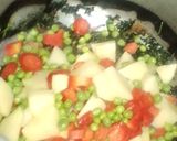 A picture of step 2 of Mix veg recipe and remake veg rice.