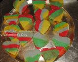 A picture of step 20 of Rainbow cake.