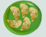 A picture of step 9 of GUJIYA-Sweet samosa.