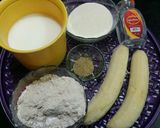 A picture of step 2 of Banana Malpua Appe.
