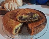 Foto del paso 10 de la receta: Bizcochuelo en licuadora version marmoleado con jengibre,naranja y zanahoria tambien chia