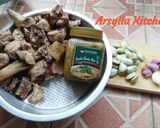 Foto langkah ke 1 dari resep Punggung ayam petai kuah sambel ijo.