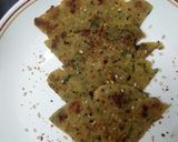 A picture of step 5 of Zucchini and Avacado (no water) Paratha.