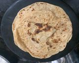 A picture of step 1 of Roti Chaat.