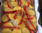 Foto del paso 5 de la receta Dorada al horno con patatas