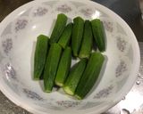 氣炸 秋葵豬肉捲（オクラの豚肉巻き）的食譜步驟1照片