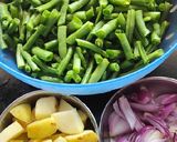 फ्रेंच बींस आलू की सब्जी(French beans aloo ki sabzi recipe in Hindi) रेसिपी चरण 1 फोटो