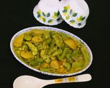 A picture of step 6 of Ridge Gourd (Jhinge)Aloo sabji.