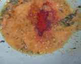 A picture of step 4 of Rajasthani Papad Curry.