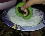 A picture of step 6 of Rainbow swiss roll.