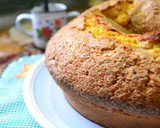 Foto del paso 6 de la receta: Budín marmolado de mandarina y banana💜