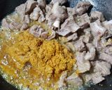 A picture of step 4 of Mutton Karahi.
