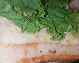 A picture of step 3 of Malaiboti sandwich.