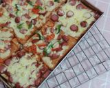 Gambar langkah 8 resipi Pizza Roti.